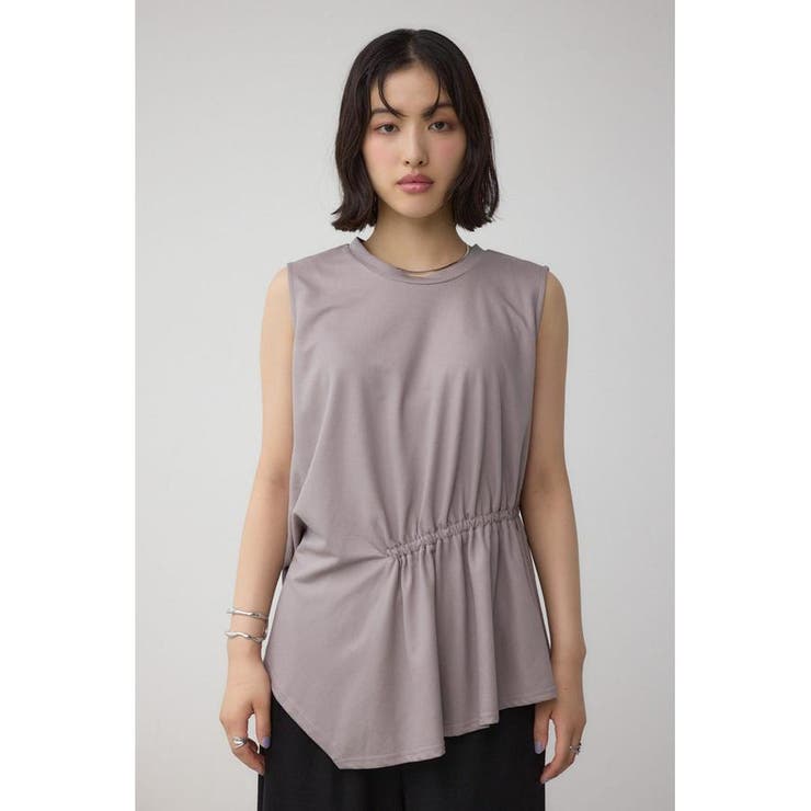 C/T冷感アシメギャザートップス | AZUL BY MOUSSY | 詳細画像29 