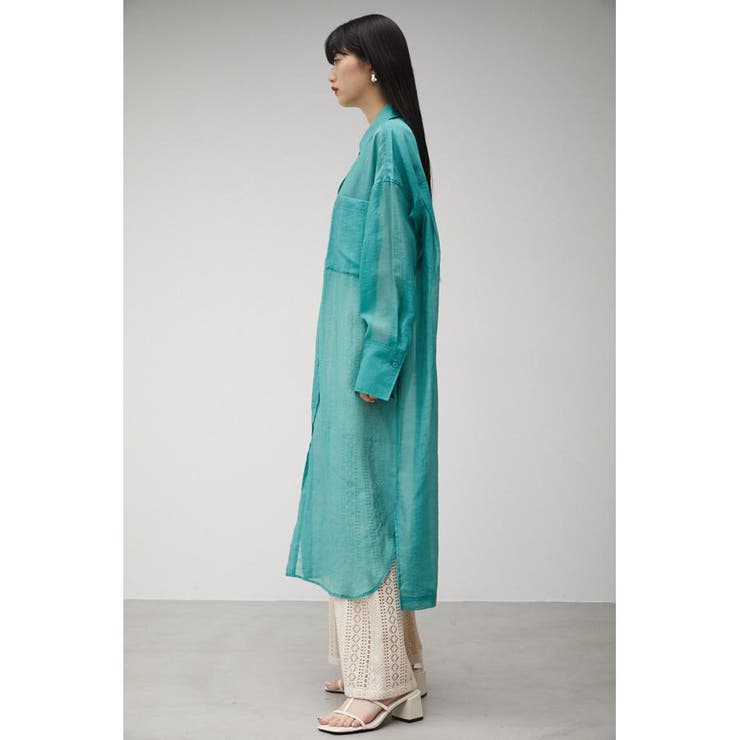 SHEER LONG SHIRT | AZUL BY MOUSSY | 詳細画像26 