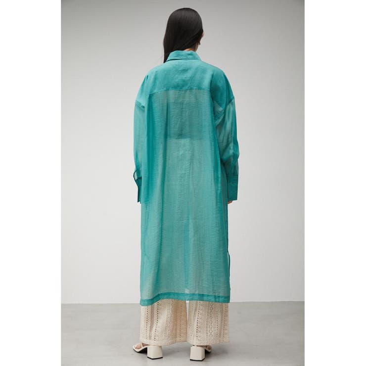 SHEER LONG SHIRT | AZUL BY MOUSSY | 詳細画像27 
