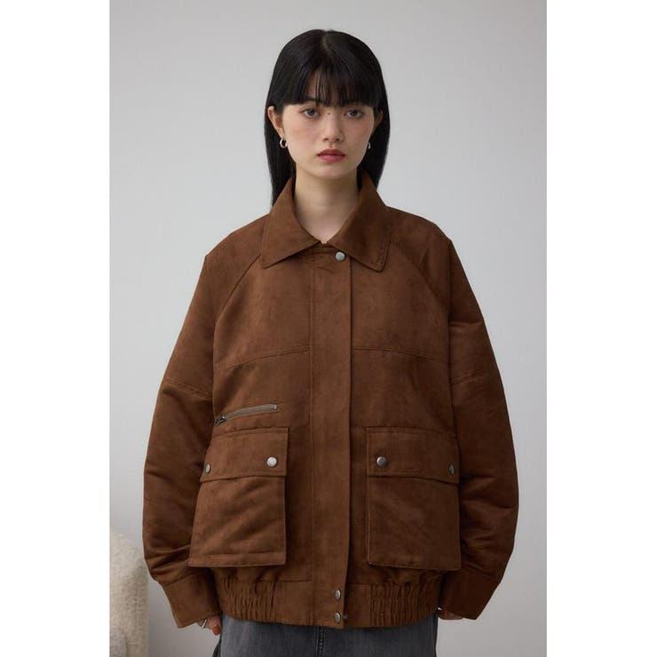 2WAY フェイクスエードブルゾン | AZUL BY MOUSSY | 詳細画像16 