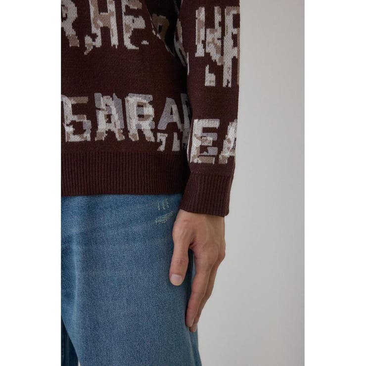 総ロゴペイントニットトップス | AZUL BY MOUSSY | 詳細画像21 