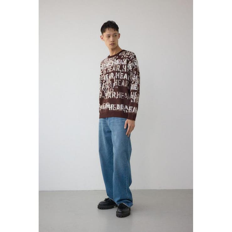 総ロゴペイントニットトップス | AZUL BY MOUSSY | 詳細画像15 