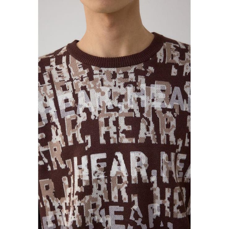 総ロゴペイントニットトップス | AZUL BY MOUSSY | 詳細画像19 