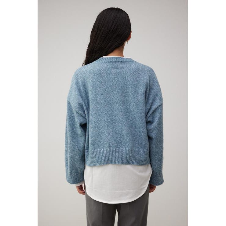 ボタンスリーブクロップドニットトップス | AZUL BY MOUSSY | 詳細画像16 