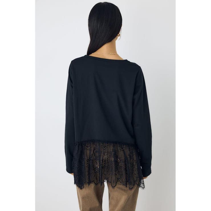ヘムレースドッキング長袖トップス | AZUL BY MOUSSY | 詳細画像27 