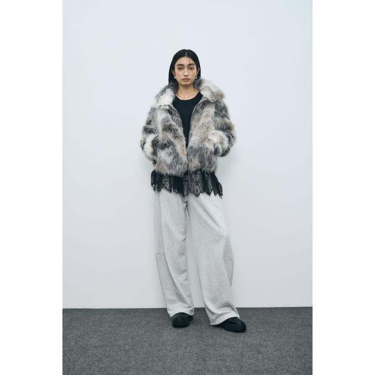 ヘムレースドッキング長袖トップス | AZUL BY MOUSSY | 詳細画像35 