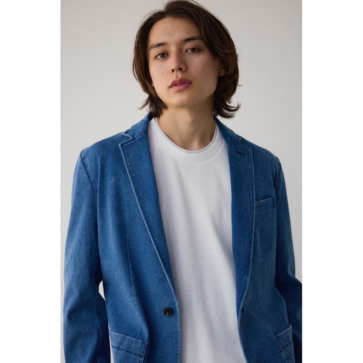 ストレッチデニムテーラードジャケット | AZUL BY MOUSSY | 詳細画像15 