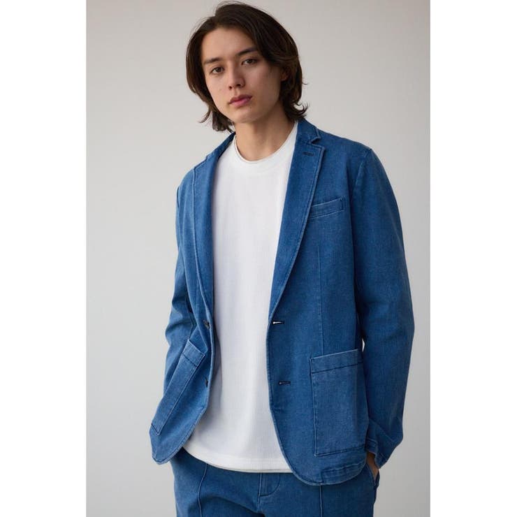 ストレッチデニムテーラードジャケット | AZUL BY MOUSSY | 詳細画像16 
