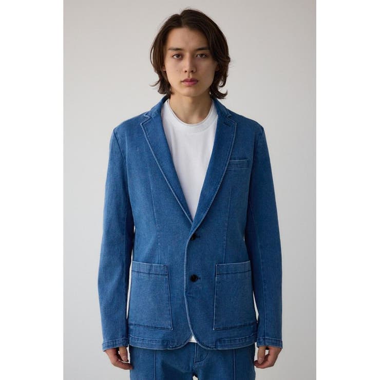 ストレッチデニムテーラードジャケット | AZUL BY MOUSSY | 詳細画像18 