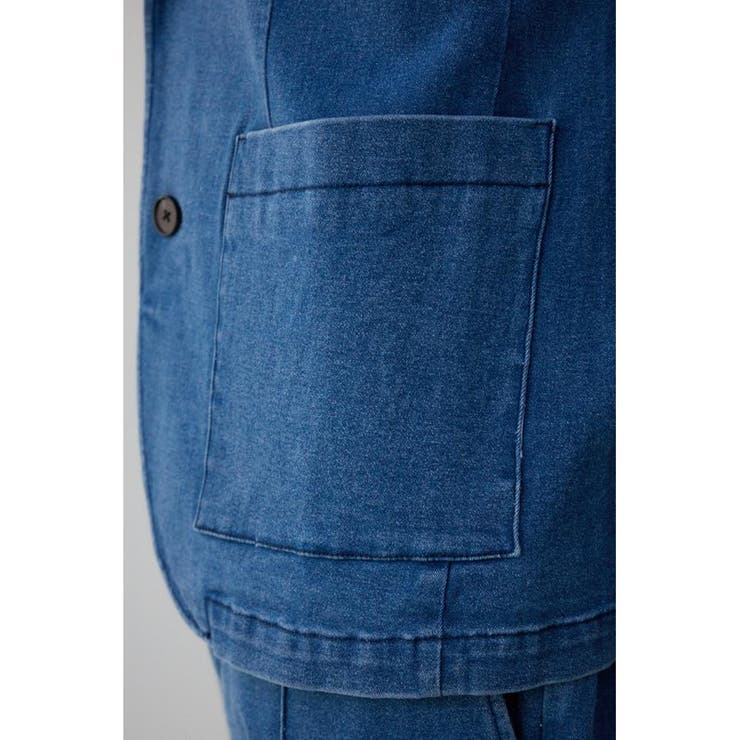 ストレッチデニムテーラードジャケット | AZUL BY MOUSSY | 詳細画像24 