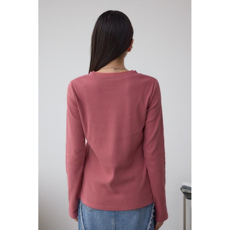 シアーネックリブトップス | AZUL BY MOUSSY | 詳細画像26 