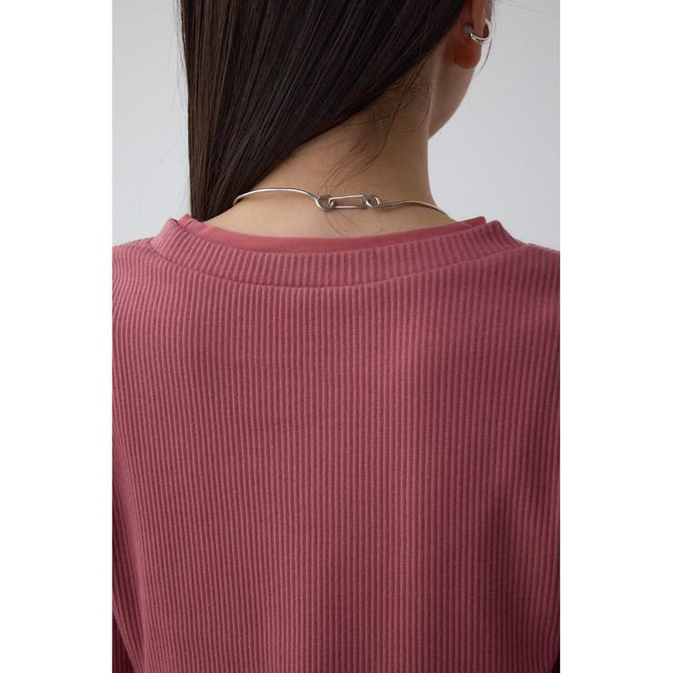 シアーネックリブトップス | AZUL BY MOUSSY | 詳細画像28 