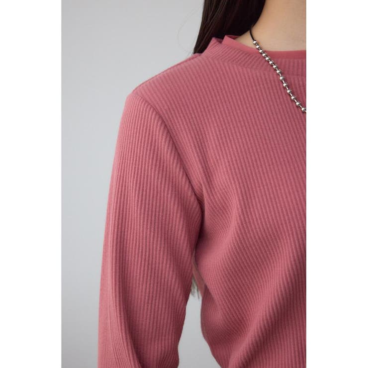 シアーネックリブトップス | AZUL BY MOUSSY | 詳細画像29 