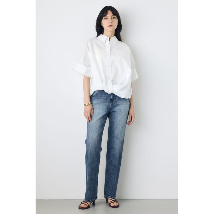 AZUL DENIM センタープレスストレートデニム | AZUL BY MOUSSY | 詳細画像10 