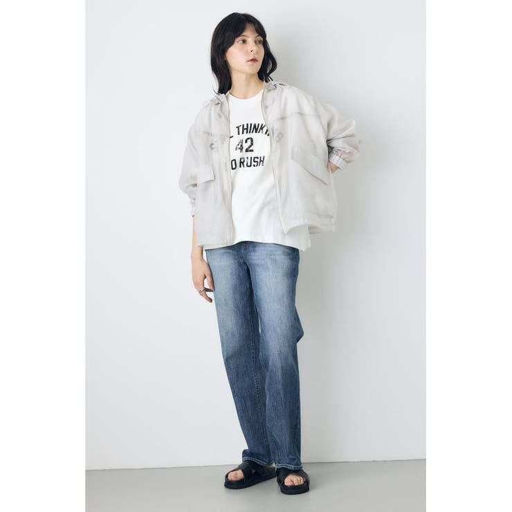 AZUL DENIM センタープレスストレートデニム | AZUL BY MOUSSY | 詳細画像13 