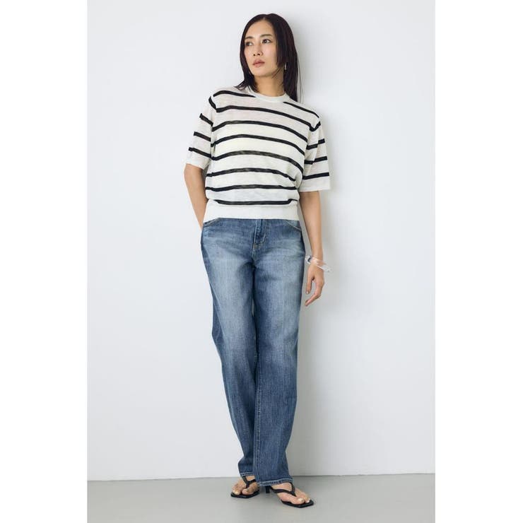 AZUL DENIM センタープレスストレートデニム | AZUL BY MOUSSY | 詳細画像14 