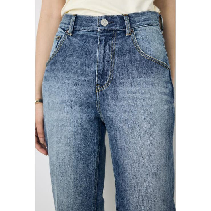 AZUL DENIM センタープレスストレートデニム | AZUL BY MOUSSY | 詳細画像6 
