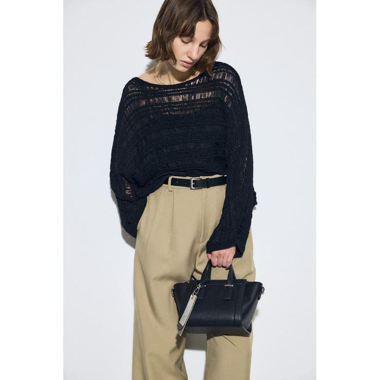 チャームセットトラペイズドバッグ | AZUL BY MOUSSY | 詳細画像3 