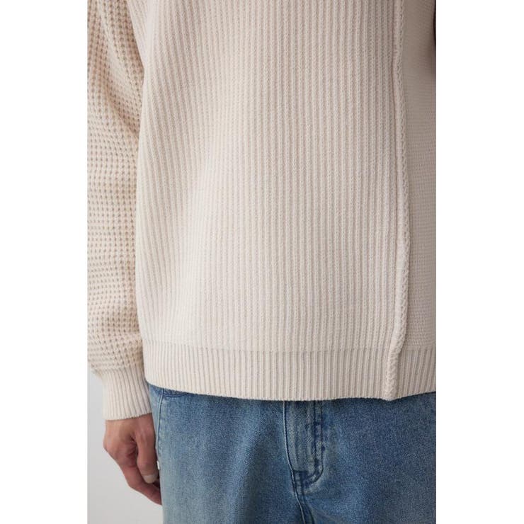 編地ミックスニットトップス | AZUL BY MOUSSY | 詳細画像11 