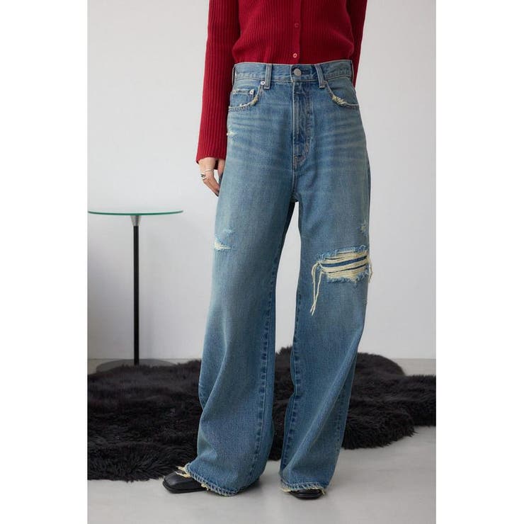 AZUL DENIM リペアワイドデニム | AZUL BY MOUSSY | 詳細画像13 