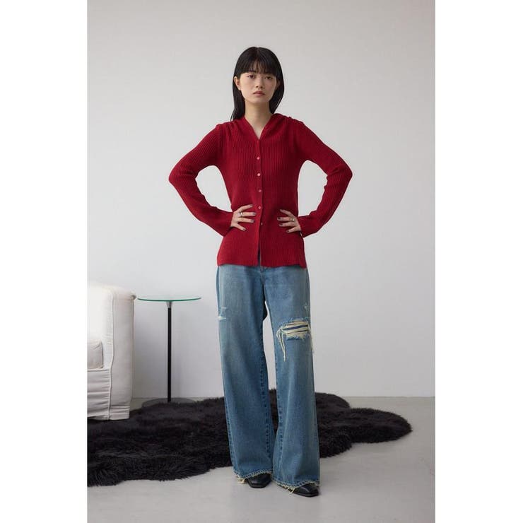 AZUL DENIM リペアワイドデニム | AZUL BY MOUSSY | 詳細画像15 