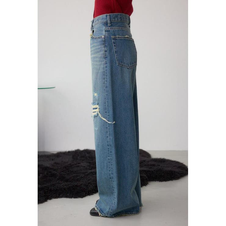 AZUL DENIM リペアワイドデニム | AZUL BY MOUSSY | 詳細画像18 