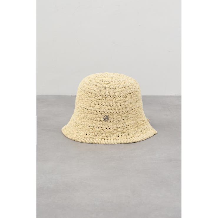 メタルパーツ編み込みニットハット | AZUL BY MOUSSY | 詳細画像10 