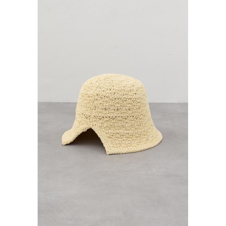 メタルパーツ編み込みニットハット | AZUL BY MOUSSY | 詳細画像12 