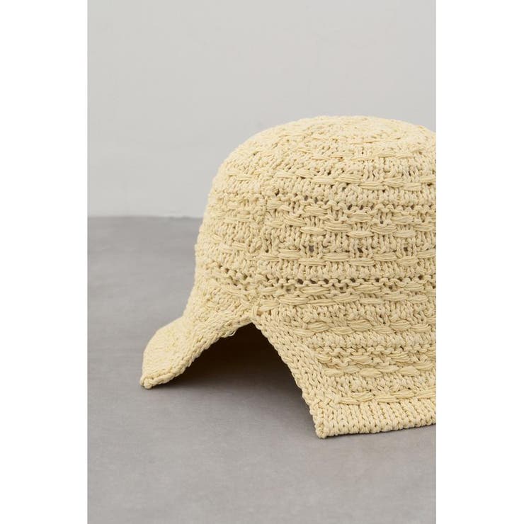 メタルパーツ編み込みニットハット | AZUL BY MOUSSY | 詳細画像14 