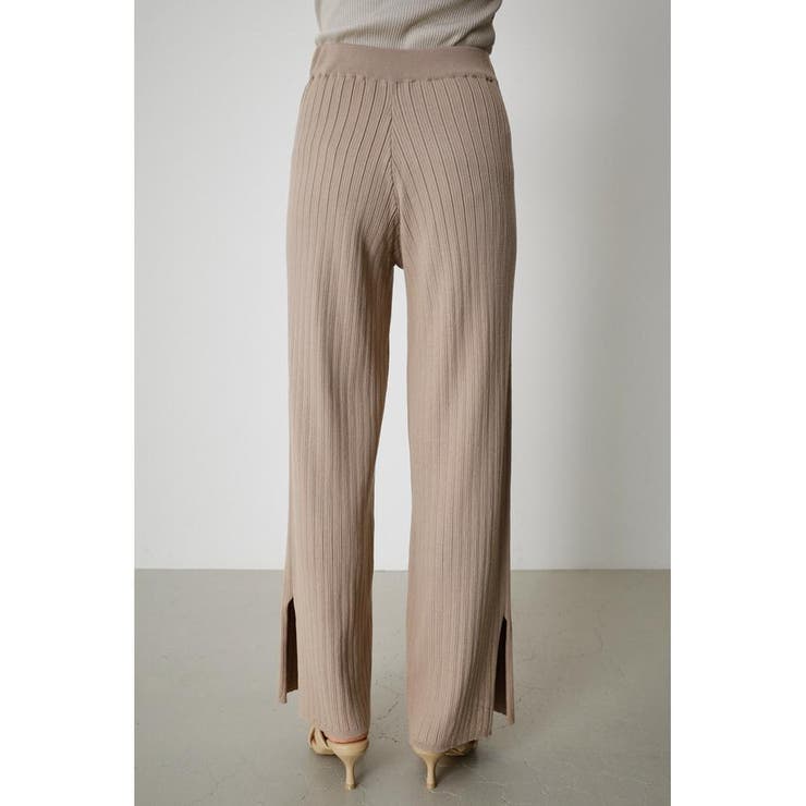 BASIC KNIT RIB PANTS | AZUL BY MOUSSY | 詳細画像17 