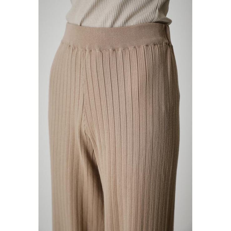 BASIC KNIT RIB PANTS | AZUL BY MOUSSY | 詳細画像18 