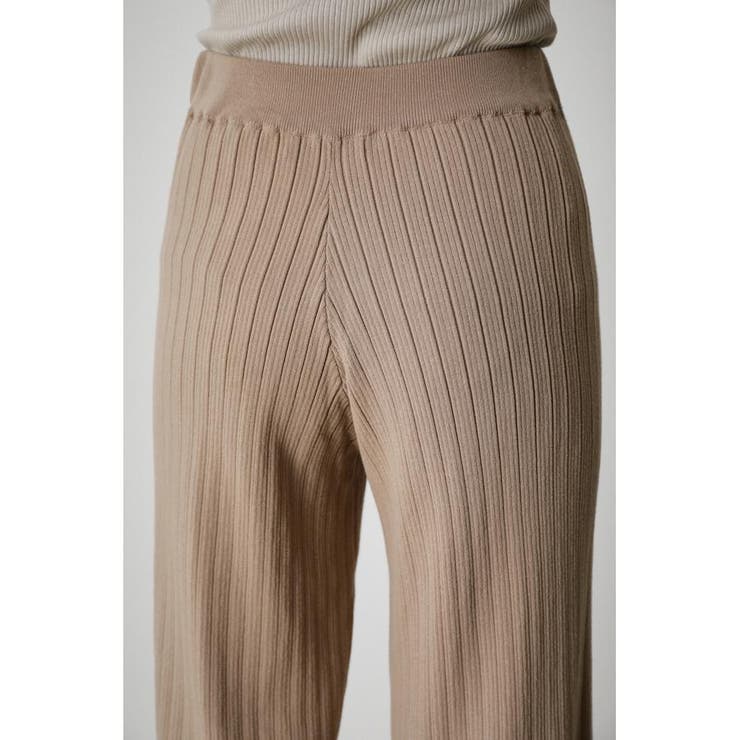 BASIC KNIT RIB PANTS | AZUL BY MOUSSY | 詳細画像19 
