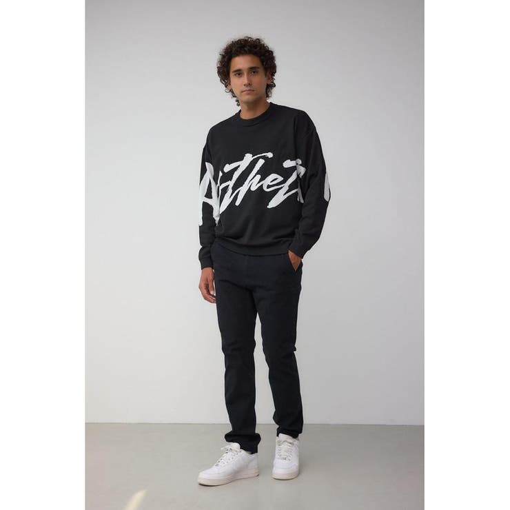 リバーシブル総柄グラフィックニット | AZUL BY MOUSSY | 詳細画像4 