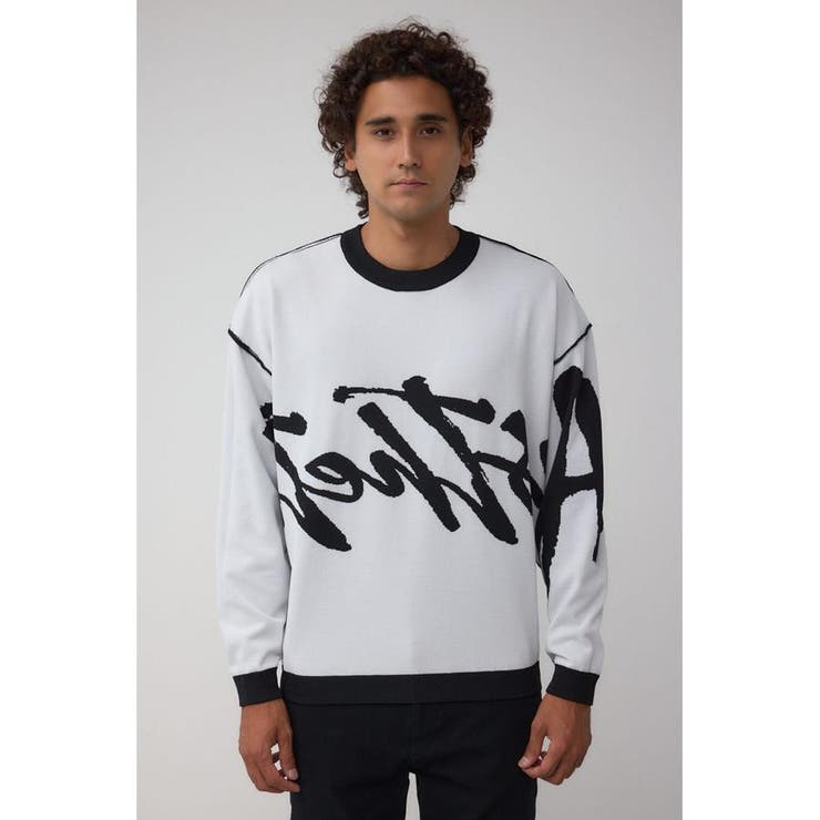 リバーシブル総柄グラフィックニット | AZUL BY MOUSSY | 詳細画像14 