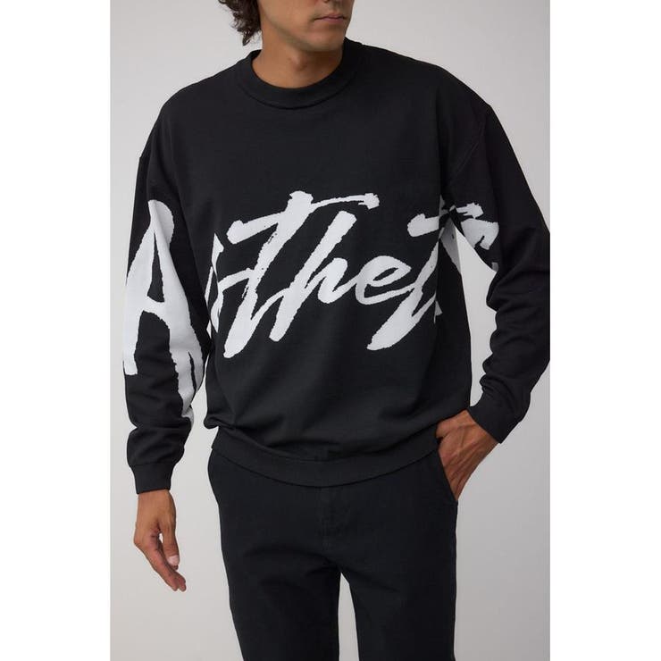 BLK | リバーシブル総柄グラフィックニット | AZUL BY MOUSSY