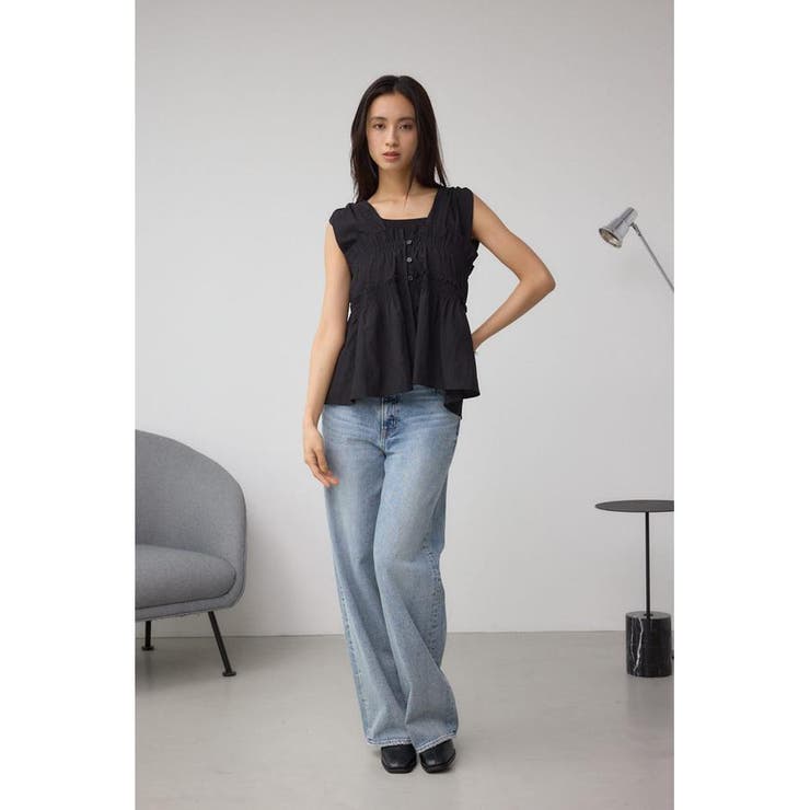 素材アソートシャーリングベスト | AZUL BY MOUSSY | 詳細画像4 