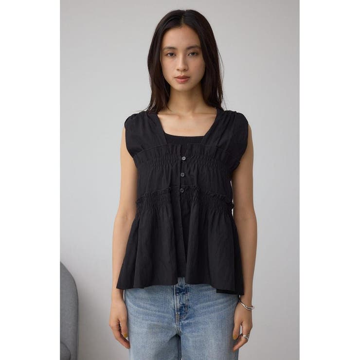 素材アソートシャーリングベスト | AZUL BY MOUSSY | 詳細画像5 