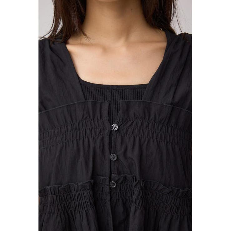 素材アソートシャーリングベスト | AZUL BY MOUSSY | 詳細画像8 