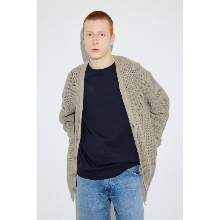 ニットメッシュカーディガン | AZUL BY MOUSSY | 詳細画像14 