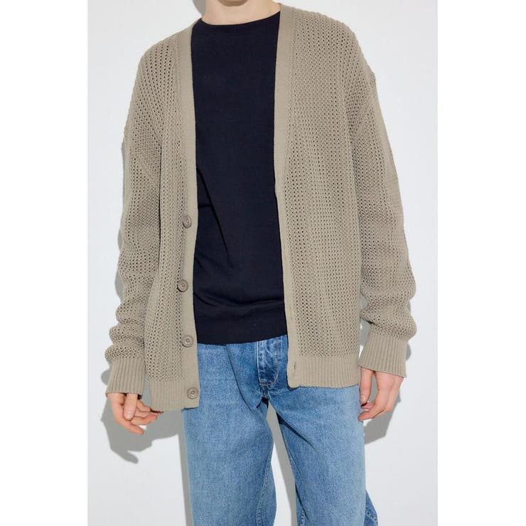 D/BEG3 | ニットメッシュカーディガン | AZUL BY MOUSSY