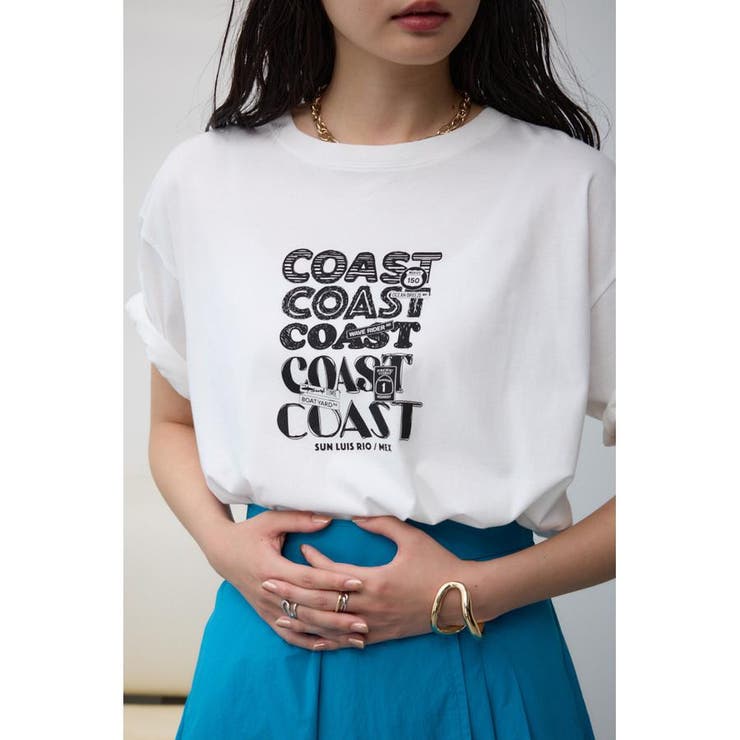 リピートロゴTシャツ[品番：AZLW0022357]｜AZUL BY MOUSSY（アズールバイマウジー ）のレディースファッション通販｜SHOPLIST（ショップリスト）