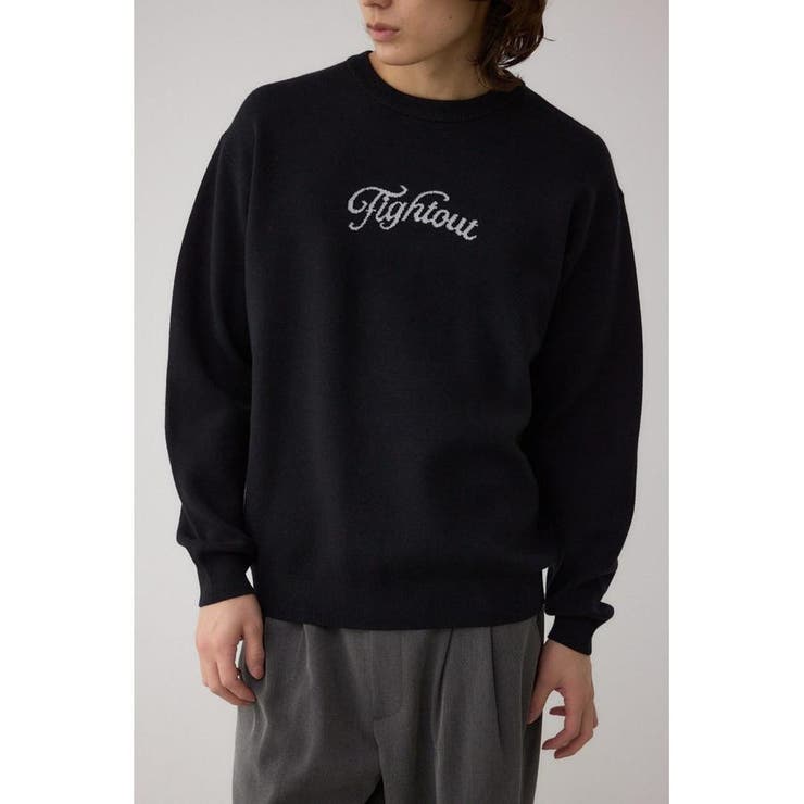 フロントロゴニットトップス | AZUL BY MOUSSY | 詳細画像1 