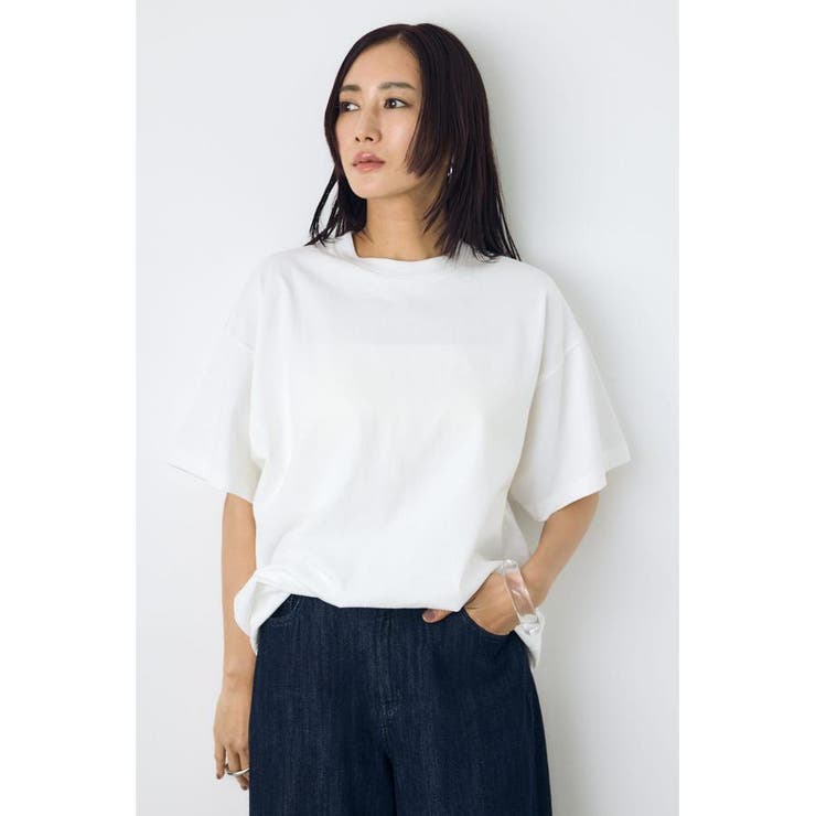 O/WHT1 | アーバンコットンルーズTシャツ | AZUL BY MOUSSY