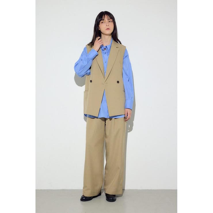 ベーシックタックワイドパンツ | AZUL BY MOUSSY | 詳細画像15 