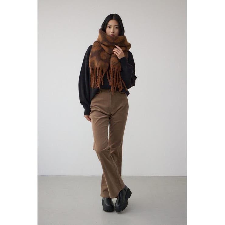 レオパードジャガードマフラー | AZUL BY MOUSSY | 詳細画像2 