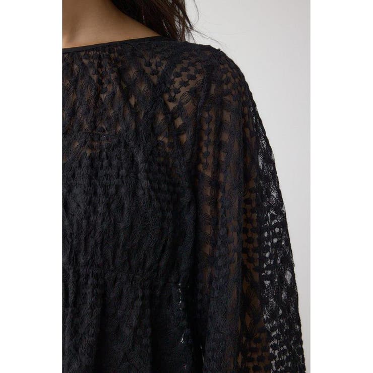 前後2WAY シアージャガードフリルブラウス | AZUL BY MOUSSY | 詳細画像23 