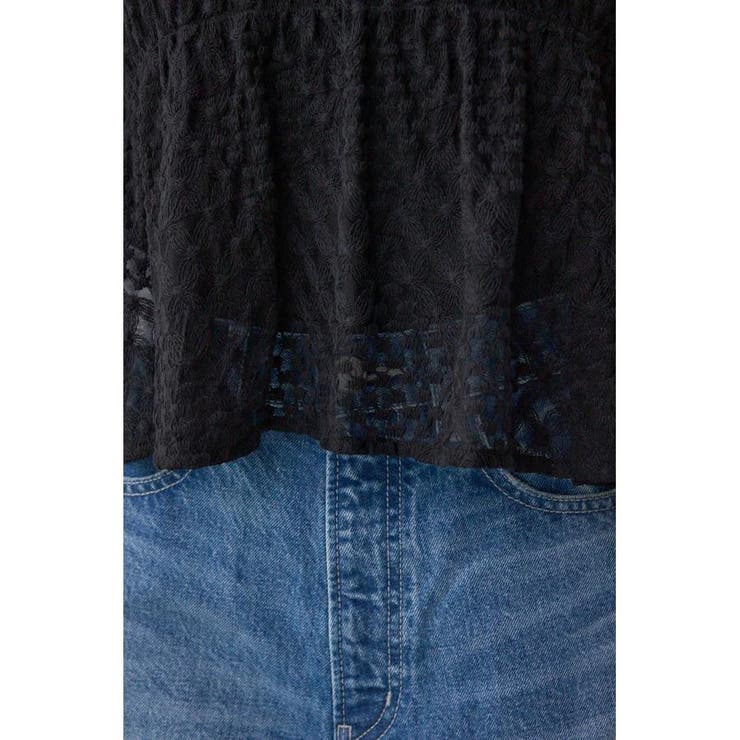 前後2WAY シアージャガードフリルブラウス | AZUL BY MOUSSY | 詳細画像25 