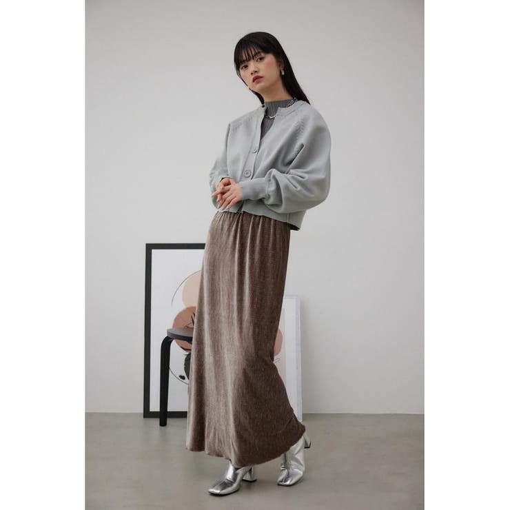 ベロアナロースカート | AZUL BY MOUSSY | 詳細画像22 