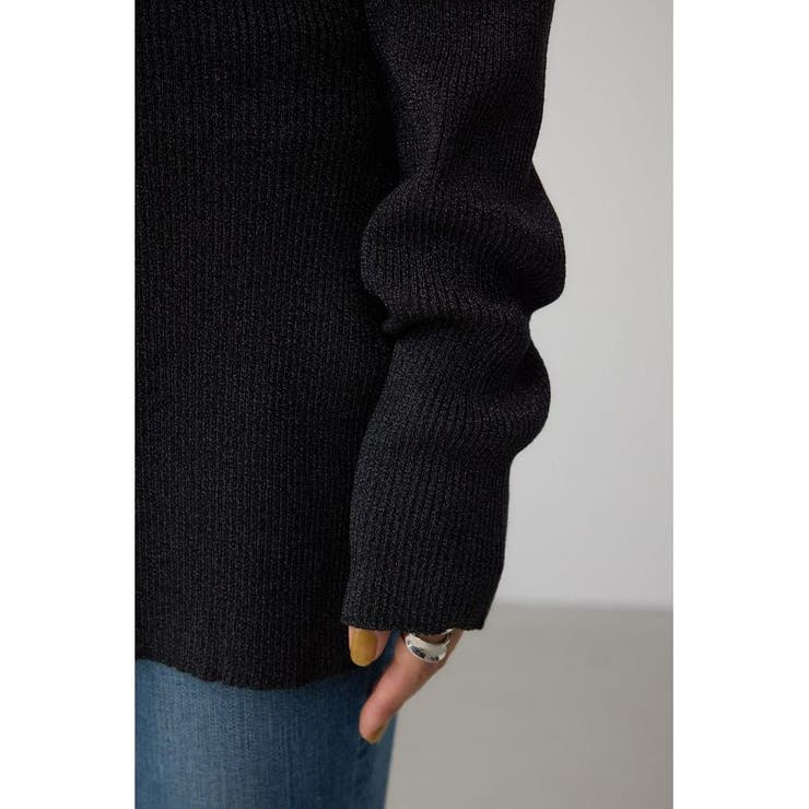 Vネックリブニットカーディガン | AZUL BY MOUSSY | 詳細画像10 