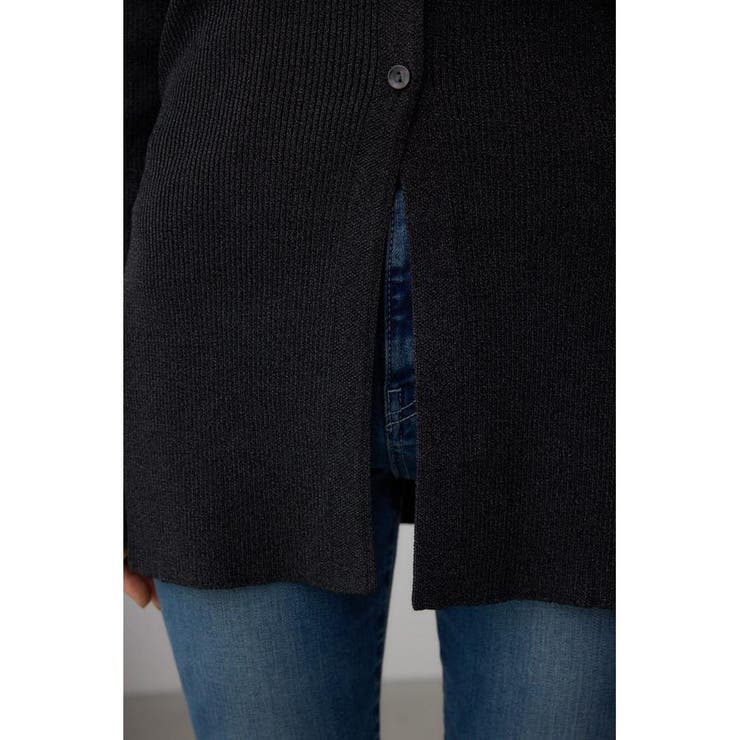 Vネックリブニットカーディガン | AZUL BY MOUSSY | 詳細画像11 